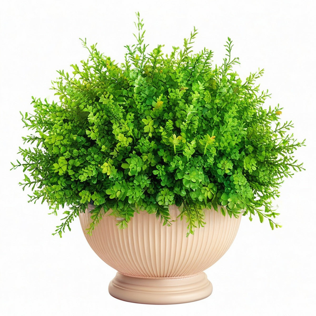 Plante verte artificielle en pot 42 cm feuillage plastique vert décoration intérieure